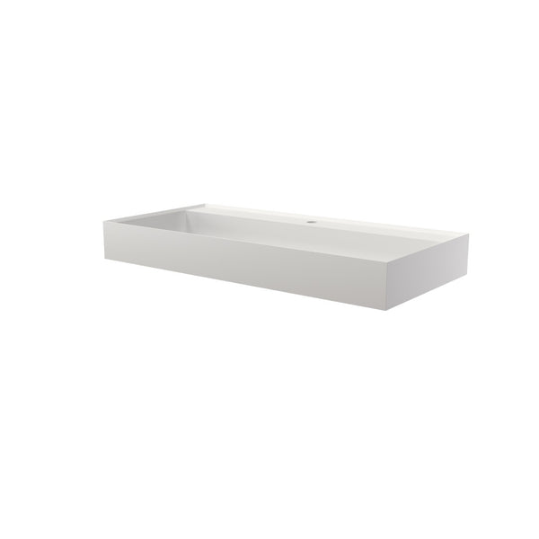 English Elm Stone Resin Vessel Basin Sink Sculptural Countertop Design for Modern Bathrooms T3785P355780