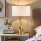 INK+IVY Elixir Modern/Contemporary Gold Hourglass Metal Table Lamp II153-0154 Gold