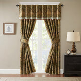 Hampton Hill Canovia Springs Traditional Window Valance FB41-1131 Brown