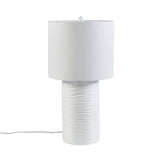 510 Design Crewe Casual Textured Resin Table Lamp 5DS153-0045 White