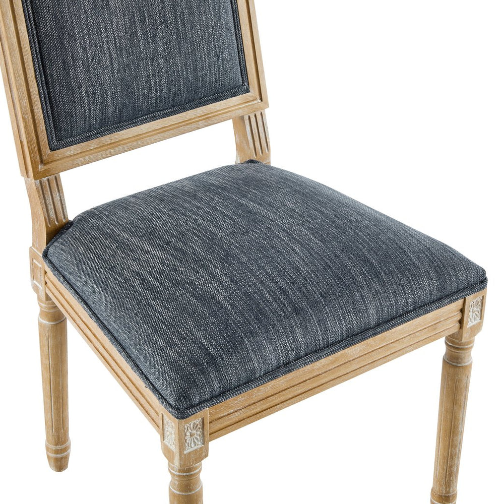 English Elm Christopher Knight Home® - [Set Of 4] French Country Dining Chairs - Elegant Upholstered Seats & Cane Backrest - Rustic Charm N767P263677H_4