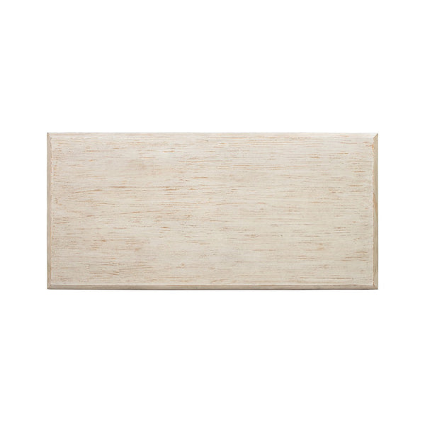 English Elm Veda Reclaimed Pine Geometric Waterfall Coffee Table Whitewashed Sculptural Living Room B2719P485503