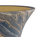 Brown Marbleized Double Gourd Vase