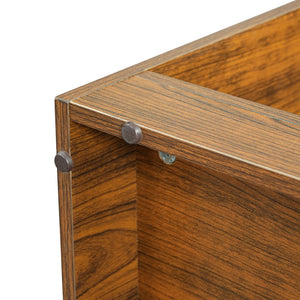 English Elm Modern Wood Grain Bookshelf Cat Habitat with Climbing Cubbies for Living Room Brown N752P395027D
