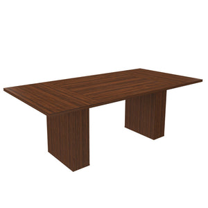 English Elm 78 Inch Rectangular Farmhouse Dining Table Seats 6 with Built-in Storage Base W2700P385518