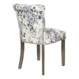 OSP Home Furnishings Kendal Chair Paisley Charcoal