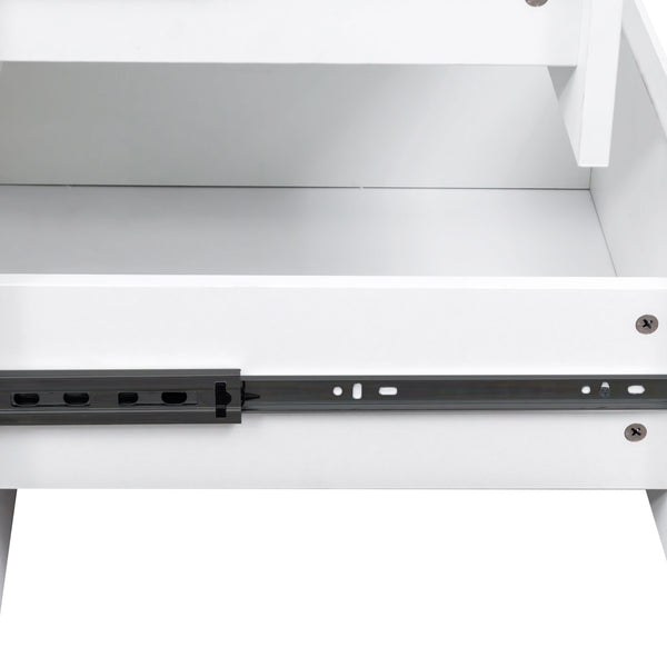 English Elm Kitchen Large Pantry Cabinet 15.75"D x 23.62"W x 70.87"H - Modern Minimalist Storage with Doors, Shelves, Drawers W331P295446