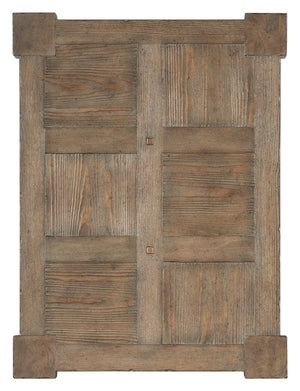 Hooker Furniture Commerce End Table With Turned Twisted Legs, Paned Veneer Top & Peg Accents For Timeless Charm Medium Wood 7228-80204-85