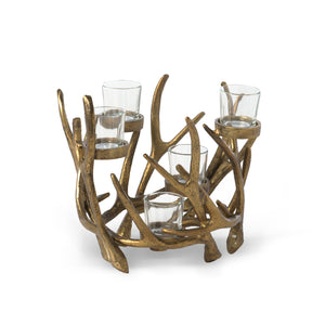 Antler Cast Aluminum Centerpiece x 5 FAB20261 Park Hill