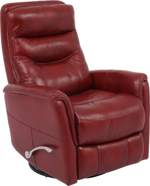 Parker House Parker Living Gemini - Rouge Swivel Glider Recliner Rouge Top Grain Leather with Match (X) MGEM#812GS-ROU