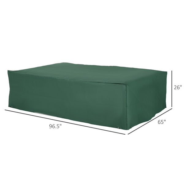 English Elm Weatherproof Oxford Fabric Sectional Patio Cover Uv Rain Snow Guard for Outdoor Sets T3971P383064