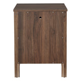 OSP Home Furnishings Stonebrook Nightstand Classic Walnut