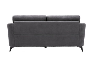 English Elm Carlotta Tufted Woven Fabric Sofa and Loveseat Set with Pocket Coil Support B2749S00145