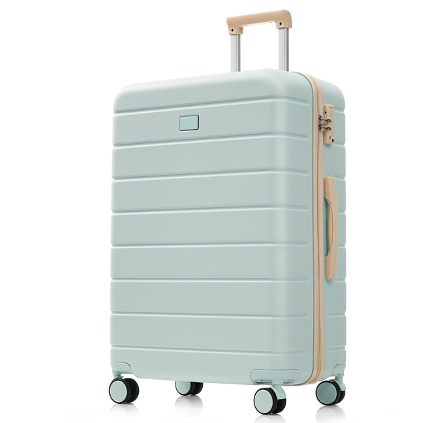 English Elm Premium Abs Hardshell 3 Piece Suitcase Set with Tsa Locks and Spinner Wheels Green N726P296022E