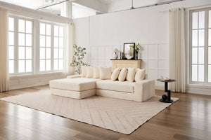 English Elm Convertible Floor Sofa Bed – Space-Saving Corduroy Couch, Versatile & Portable Foldable Sleeper Sofa W2915S00075