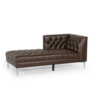 English Elm Chaise Lounge Upholstered Single Seat Reclining Chair for Living Room or Bedroom 70477.00