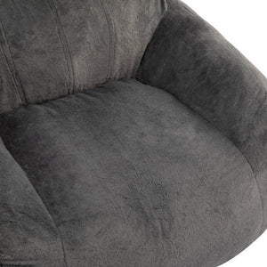 English Elm Christopher Knight Home® - Sezze Gray Faux Fur Bean Bag Chair - Shredded Memory Foam, Hypoallergenic, Space-Saving Comfort N775P265552G