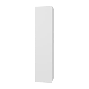 English Elm Cale Open Four Shelf Wall Cabinet Slim White Melamine Bathroom Storage Unit B097P474254