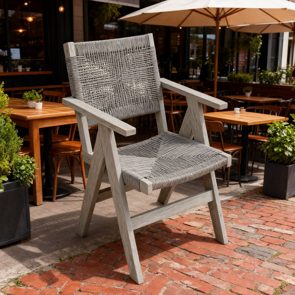 English Elm Lounge Light Gray Outdoor Recliner Chair - All-Weather, Stackable, Durable & Comfortable For Any Season W2085P364107