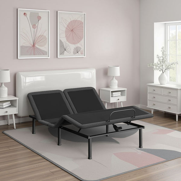 English Elm Queen Adjustable Split Flex Base with Voice Control Wireless Charging and Zero Gravity B210P286890