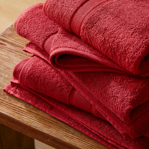 English Elm Ultra-Soft Cotton Bath Sheet Set 34x68 Inch 2-Pack - Plush, Highly Absorbent Towels for Home Spa Comfort Red 14.5 L x 10.5 W x 9 H B035P294491