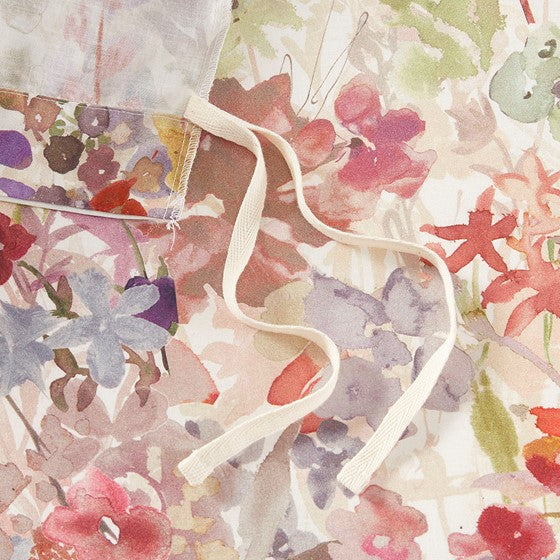 English Elm King/Cal King/Cal Mariana 3 Piece Cotton Printed Duvet Cover Set - Watercolor Floral, OEKO-TEX, Button Closure, Machine Washable B03597346