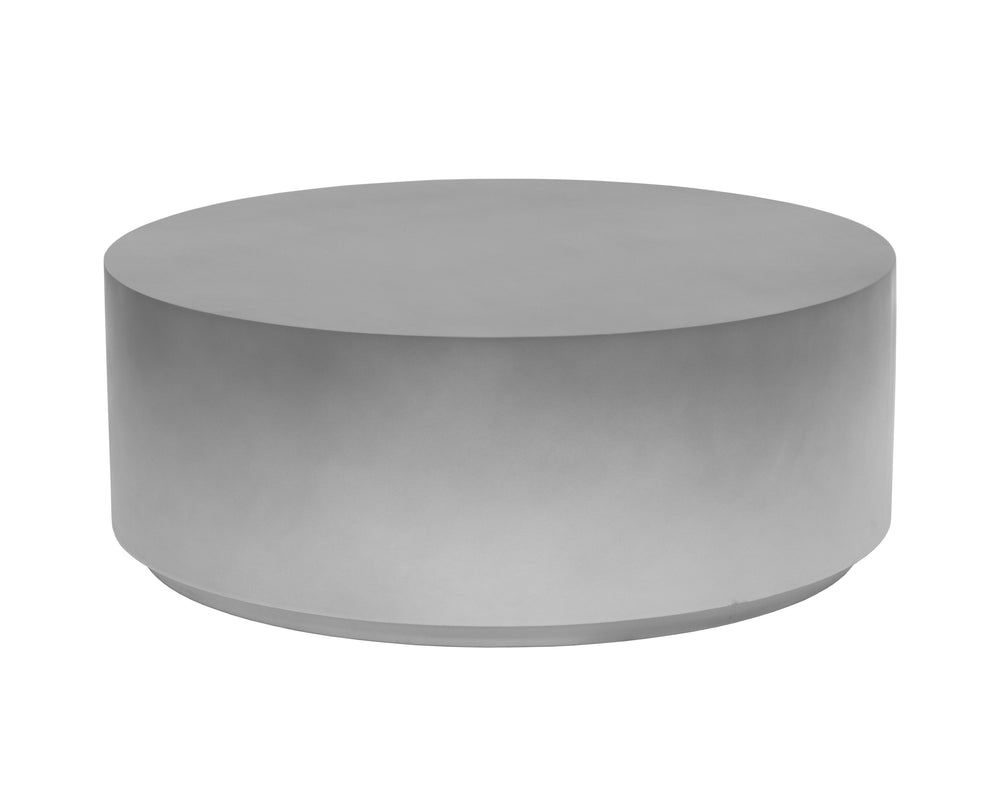 Sunpan Perfetti Coffee Table - Contemporary Ombre Grey & White Concrete Design for Stylish Living Spaces