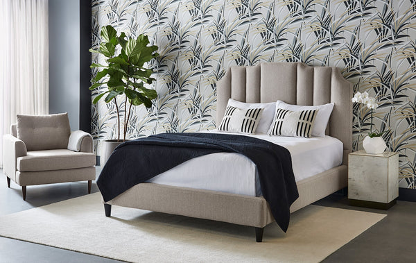 Sunpan Daines End Table - Rustic Elegance with Antique Brass Inlay, Unique Marble Design for Your Space White Marble