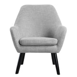 OSP Home Furnishings Della Mid-Century Chair Grey