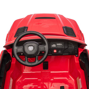 English Elm 24v Dodge Ram 2500 Licensed Kids Electric Truck Two Seat Ride on with Remote W1578P305907
