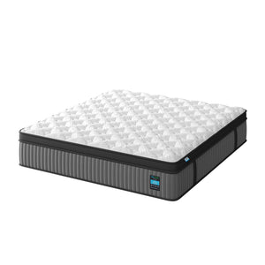 English Elm 12 Inch King Hybrid Mattress Gel Foam Pocket Springs Firm Support Cool Sleep B2716P415547
