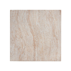 English Elm Christopher Knight Home® - Outdoor/Indoor Square Travertine Side Table - Lightweight Concrete With Modern Cube Design For Versatile Use N773P253774Z