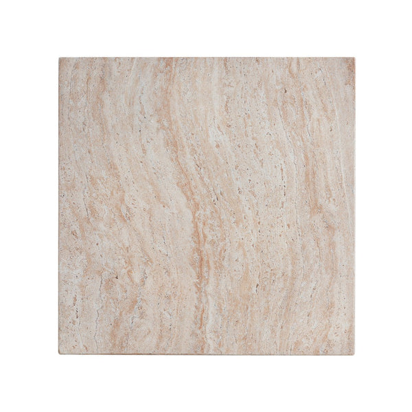 English Elm Christopher Knight Home® - Outdoor/Indoor Square Travertine Side Table - Lightweight Concrete With Modern Cube Design For Versatile Use N773P253774Z