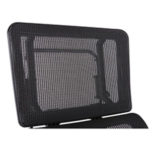 OSP Home Furnishings Vertical Mesh Back Manager Chair with Lumbar Support for Modern Home Office Use Coal 99662C-30