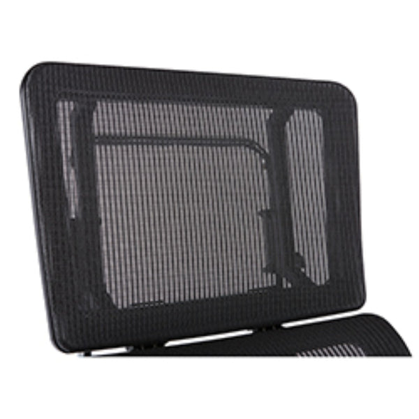OSP Home Furnishings Vertical Mesh Back Manager Chair with Lumbar Support for Modern Home Office Use Coal 99662C-30