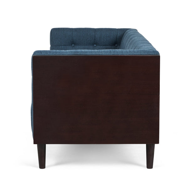 English Elm Christopher Knight Home® - 69871.00A_69871.00B Navy Blue 3-Seater Sofa - Contemporary Mid-Century Design With Plush Comfort N771P225911U_N771P225927U