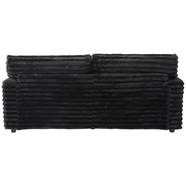 English Elm Oversized Double Chaise Lounge Sofa - Cloud Couch With Usb Ports, Cup Holders & Plush Pillows For Comfort N719S002110B-GIGA