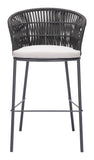 Freycinet Barstool Black 703989 Zuo Modern