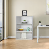 OSP Home Furnishings Prado 48" 3-Shelf BookCase White