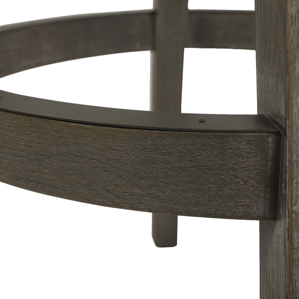 English Elm Jennifer Taylor Home - Williams 31" Elegant Swivel Bar Stool With Armrests, Natural White Linen For Timeless Comfort B2719P238367