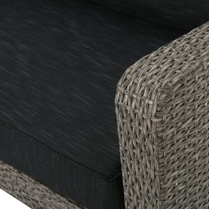 English Elm Christopher Knight Home® - Tahiti Left-Armrest Sofa Set - Stylish Grey Outdoor Seating For Patios, Decks & Poolside Comfort 60125.00LMBK