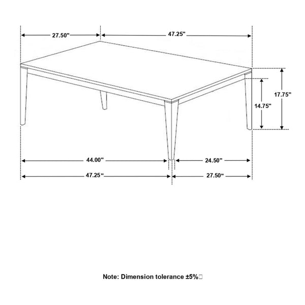 English Elm Vinnie Grey Faux Marble End Table With Bold Black Accents – Chic Modern Design For Any Space B062P333451-GIGA