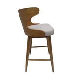 Christopher Knight Home® - Noble House - Kamryn Mid-Century Modern Upholstered Barstools (Set of 2)