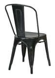 OSP Home Furnishings Bristow Armless Chair Antique Black