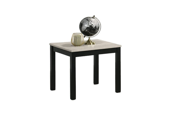 English Elm Light Gray 3pc Table Set – Faux Marble Wood Tops, Solid Wood Legs, Contemporary Living Room Trio B2741P391798