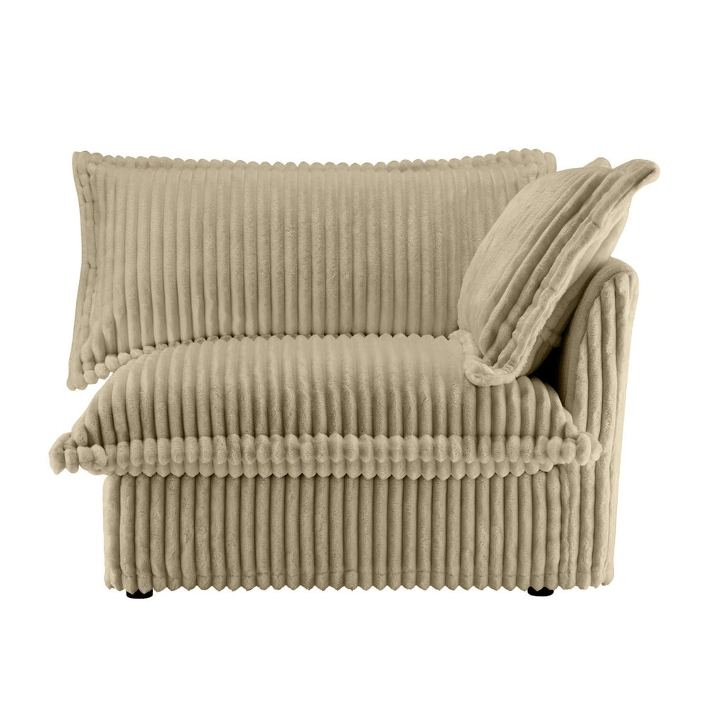 English Elm Koala Corduroy Sectional Sofa Deep Seat High Back Right Facing Living Room Piece W3041P272931