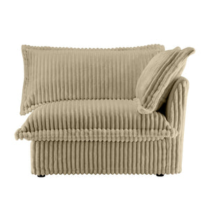English Elm Koala Corduroy Sectional Sofa Deep Seat High Back Right Facing Living Room Piece W3041P272931