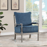 OSP Home Furnishings Abbott Chair Azure