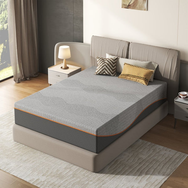 English Elm Full Size 10 Inch Green Tea Memory Foam Mattress Certified Cooling Medium Feel W2889P423150