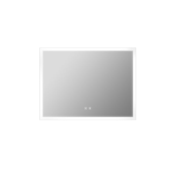 English Elm Aurorium Led Bathroom Vanity Mirror with Defogger and Touchscreen Controls B2731P478347